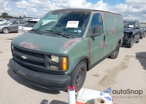 1998 Chevrolet Chevy Van G2500 from USA, damaged, VIN 1GCFG25M6W1085524
